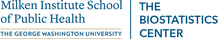 Biostatistics Center  site logo